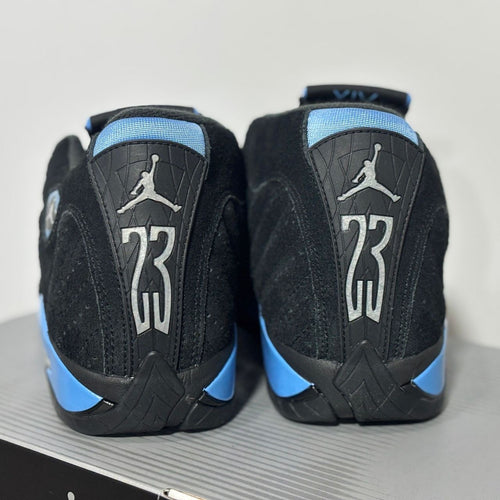 Air Jordan 14 retro “Black and university blue”